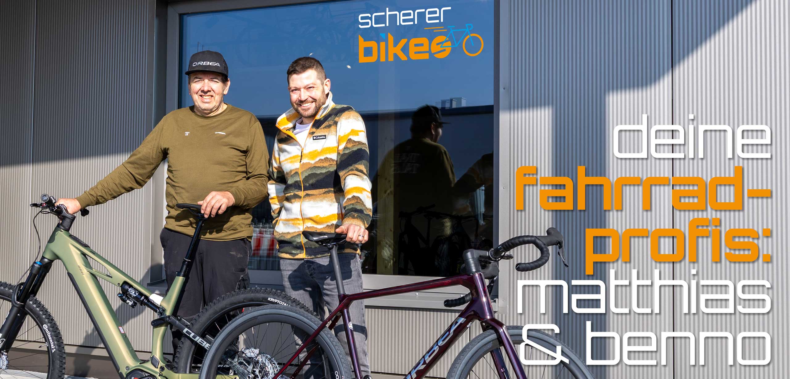 Matthias und Benno sind Deine Fahrrad-Profis in Hardheim