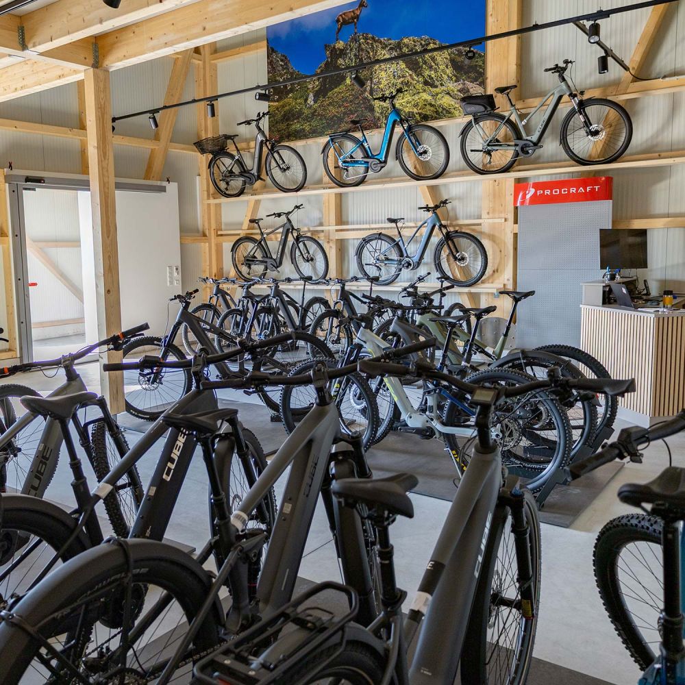 Blick in unseren Fahrrad-Laden