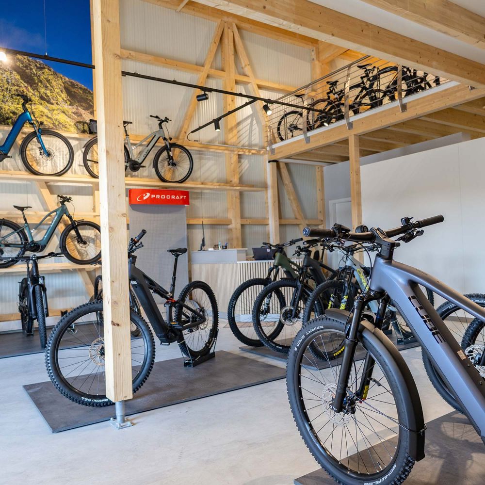 Blick in unseren Fahrrad-Laden