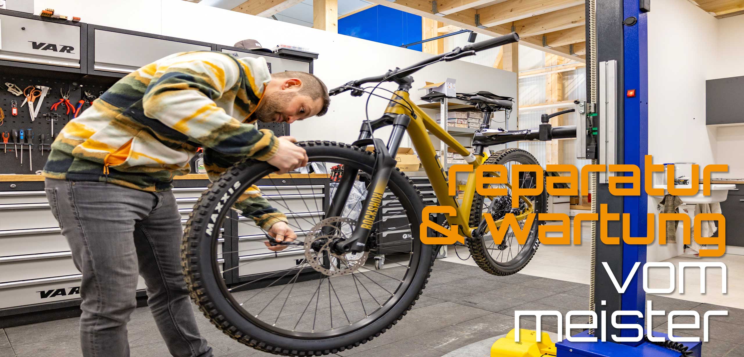 Fahrradreparatur und Fahrradwartung vom Mechanikermeister